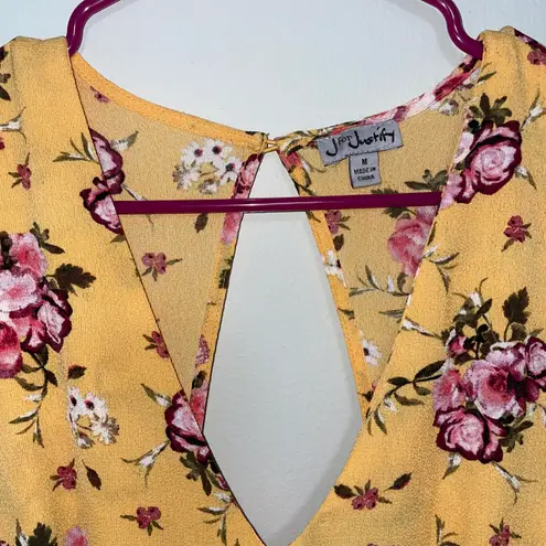 J for Justify -Floral Romper Dress