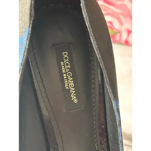 Dolce & Gabbana NEW Elegant Blue CRYSTAL Embellished Womens Pumps 36.5