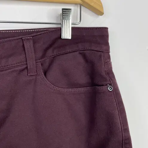 NYDJ Not Your Daughters Jeans Alina Burgundy Leggings Pants Skinny Plus 16W 16