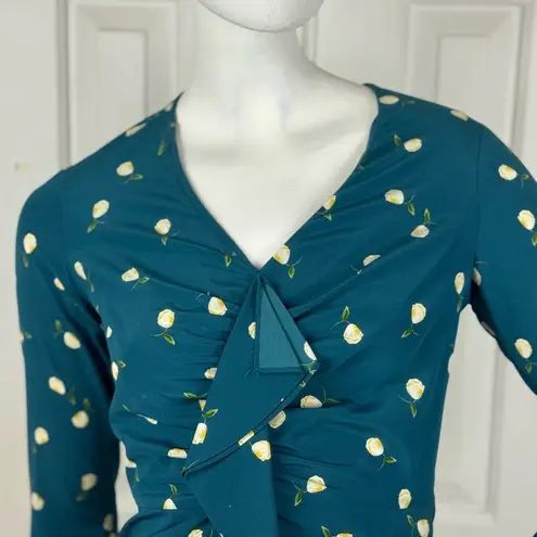 Intermix Blue Bodycon Long Sleeve Dress. D37