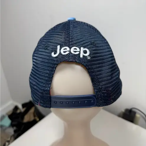 Jeep Trucker Hat Snap Back Mesh Embroidered American Original