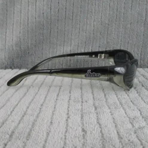 New Divine Eyewear Nyx Black To Clear Fade/Smoke Sunglasses Women's NWT