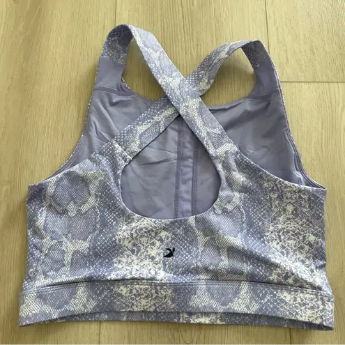 Glyder NEW Full Force Bra Lilac Snake