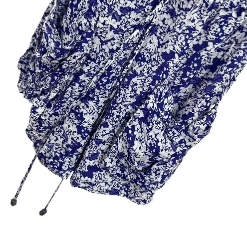 LA Made Blue Patterned Romper Small New