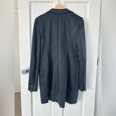 Bailey 44 Black & Anthracite Peter the Great Striped Tunic Blazer Size L