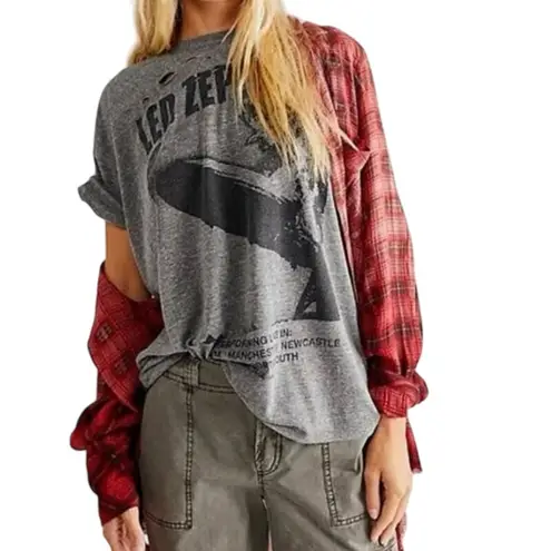 Daydreamer Led Zeppelin Merch Tee in Grey, Size Large New w/o Tag MSRP $88