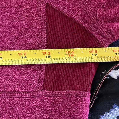 prAna Women's Drea Pink Zip Hoodie Jacket Fleece Stretch Moisture Wicking Small