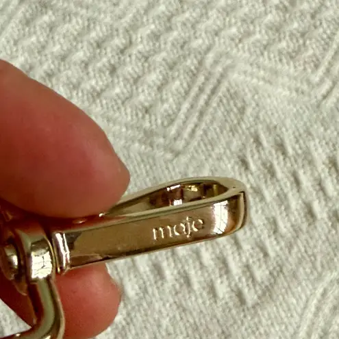 NWOT Maje Red Suede Large M Bag w/ side fringe and crossbody strap