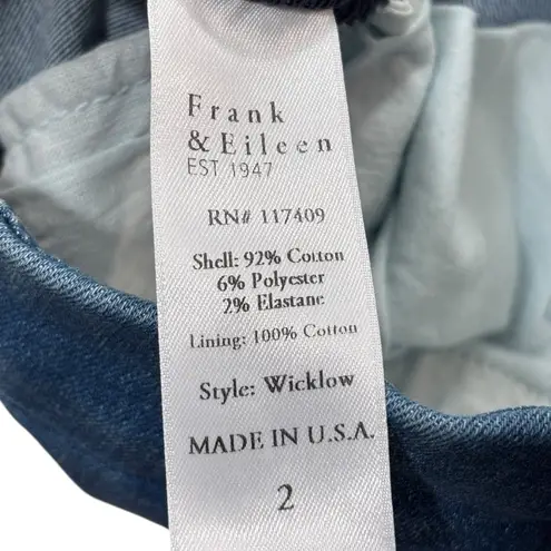 Frank & Eileen BRAND NEW Raw Hem Wicklow Ankle Jeans Size 2 NWT