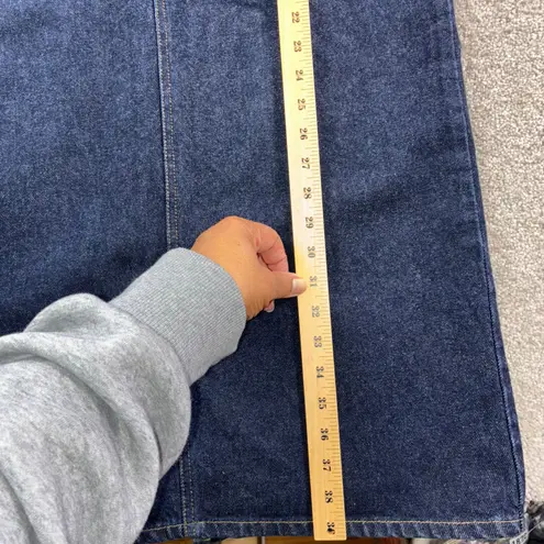 Polo Jeans Co Ralph Lauren Denim Maxi Skirt Womens Size 8 Dark Wash Vintage Y2K Blue