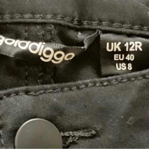 πNWTπ GOLDDIGGA BLACK DENIM SLIM FIT SLIMMING STRETCH JEGGINGS US Size 8 NWT