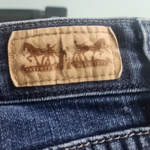 Denizen from Levi's Levi's Dark Wash Denim Jeans Straight Leg Everyday Casual Comfort Size 12