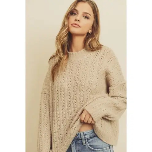 Dress Forum CLEARANCE SALE -The Hills Mock Neck Pullover Sweater