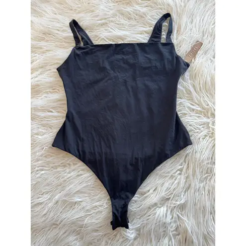 SKIMS Fits Everybody Square Neck Bodysuit Onyx Size Large