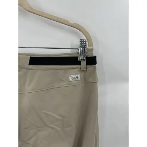 Mountain Hardwear  Pant Women 4/30 Beige Khaki Straight Leg Gorpcore Outdoor Hike