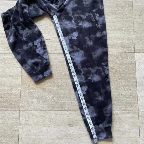 Three Dots  Black Gray Marbeled Fleece‎ Sweatpants Joggers Women's Size Small S