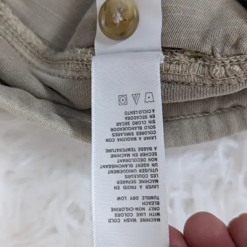 James Perse Cotton Cargo Jogger Pants Khaki Size 2