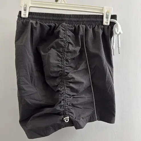 Cider  DRAWSTRING PARACHUTE SHORTS GRAY SMALL