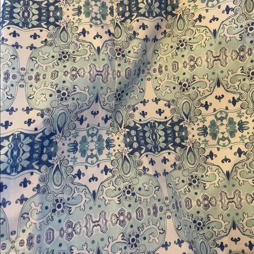 Kaeli Smith NWT Aqua & White Preppy Coastal Strapless Cutout Tie Mini Dress Size 8