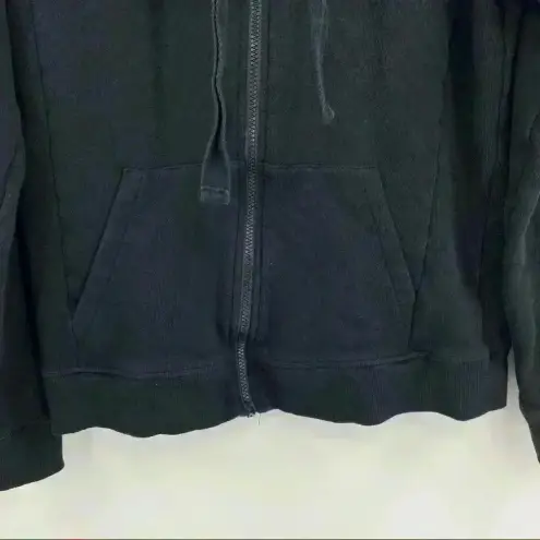 Zella Z‎ by  Full Effect Women's Black Zip Activewear Casual Sweater Size L