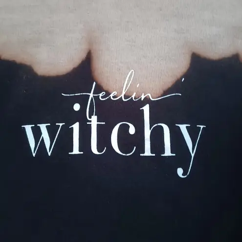 Southern Bliss Feelin' Witchy Bleached Sweatshirt Women's Size XXL