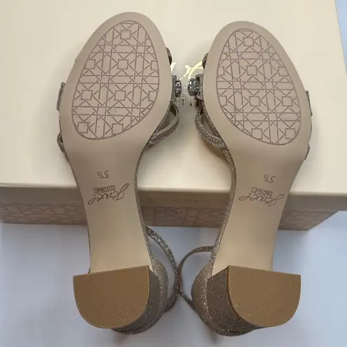 Jewel Badgley Mischka Women's Giona Block Heel Evening Sandals