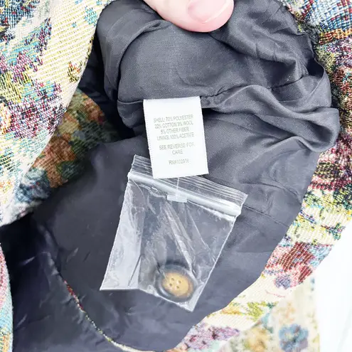 Garnet Hill Floral Tapestry Blazer