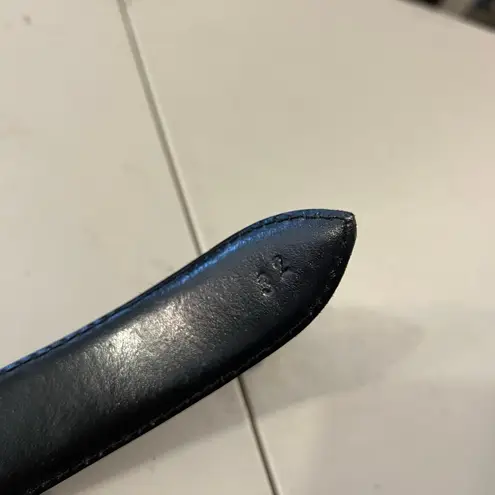 Vintage 90s Warm Brown Leather Arrow Wrap Genuine Leather Belt Size Medium