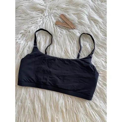 SKIMS Fits Everybody Maternity Pumping Scoop Bralette Onyx Size Medium