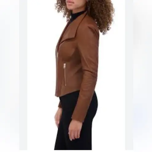 Me Jane faux Brown Leather Jacket. Womens medium