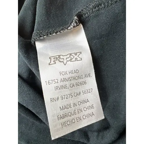 Fox Racing tank top shirt Sleeveless size Medium Black Moto Biker Motorcross