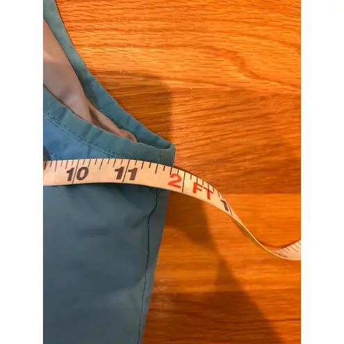 LLBean Women's Goose Down Puffer Vest Teal Blue Full Zip Insulated Quilted XL