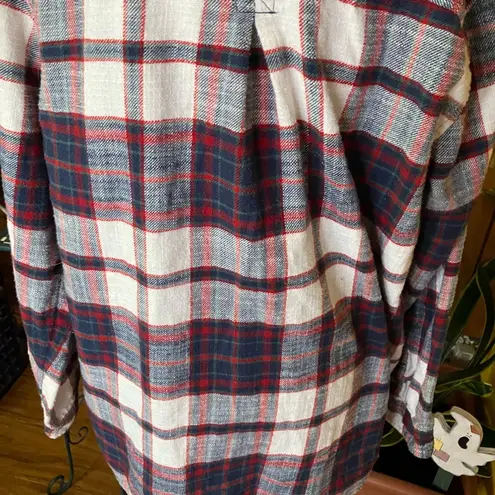 American Eagle  extra large plaid, women’s flannel shirt, BoHo