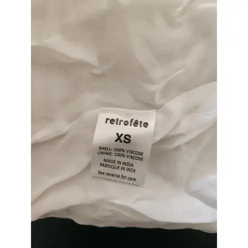 Retrofête Retrofete Rebecca Sequin Maxi Dress in White Size XS Sleeveless Belt