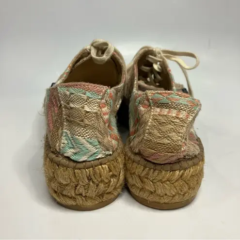 Anthropologie  Brand Gaimo Woven Espadrille platform Sneakers Size 38