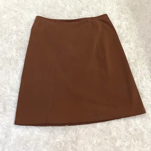 Patagonia Stretch Organic Cotton skirt Brown orange medium