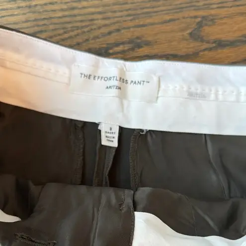 Artizia Wilfred Regal Vest & Essential Pant Set Size 8 Crepette Dark Olive NWOT Green