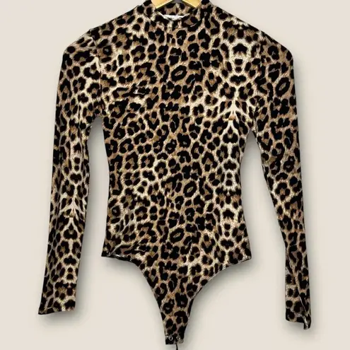 Leopard Print Bodysuit | Size S | New With Tags Yellow