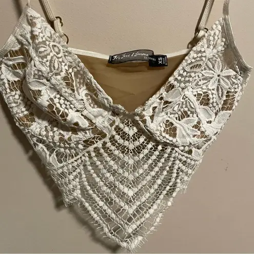 For Love & Lemons  Snapdragon Skivvies Lace Underwire Bra- Size XS