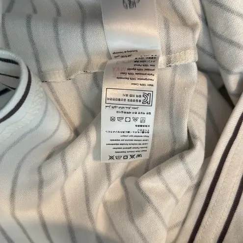 NWT Joules Stripe, Floral Graphic Screen Print LS Top, 10 Black