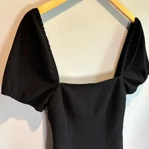 Cinq à Sept Cinq a Sept Black Off the Shoulder Bodycon Mini Dress - size 2