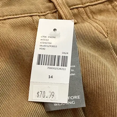 Lane Bryant  Camel Wide Leg Jeans