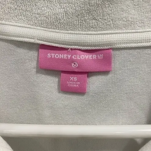 Stoney Clover Lane  x Target Cropped Half Zip Sweatshirt in White‎ XS