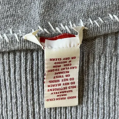 Sundance 100% Merino Wool Mother of Pearl Button Down Cardigan Sweater