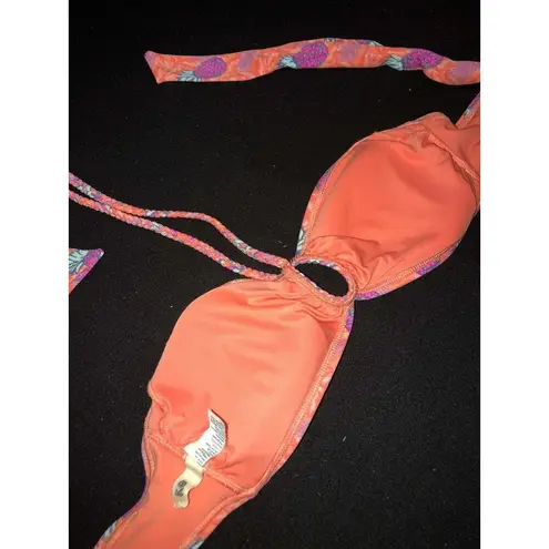 American Eagle  Pineapple Bikini Swim Top Small