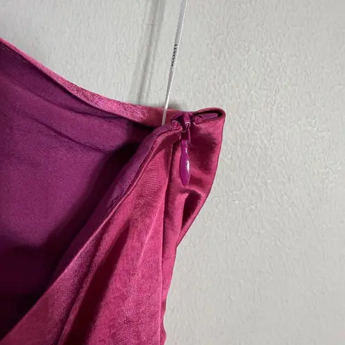 Elliatt Revolve Caroline Dress Women's Large Ruby Asymmetrical Halter Party NWT