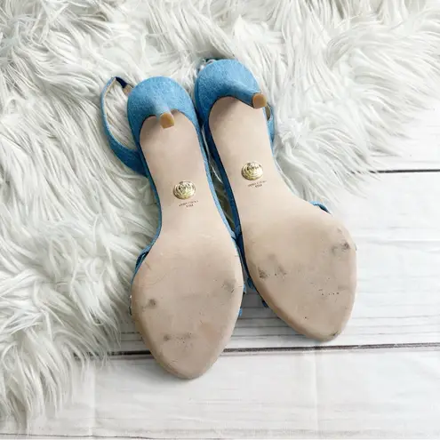 Veronica Beard Verónica Beard Adele Denim Strappy Heels Sandals Size 12
