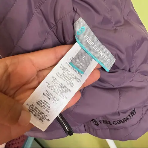 Free Country Purple Reversible Vest