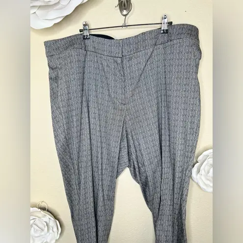 Lane Bryant NWT: The Allie Gray with Black & White Blended Textured Pants Sz 26R - Image 5