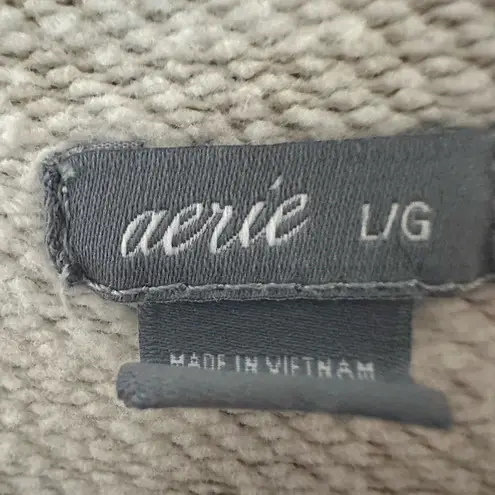 Aerie  Desert Leopard Print Long Sleeve Sweatshirt Size L